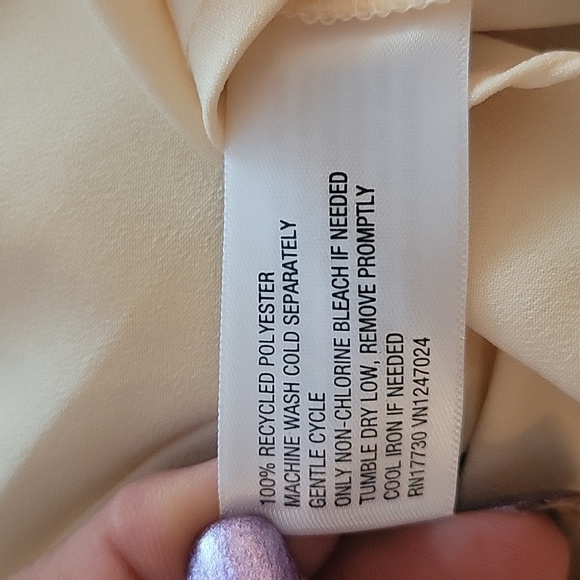 A New Day Hi-Lo Womans Beige with Black Polka Dot Dress, Size: XS, NWT - Picture 11 of 11